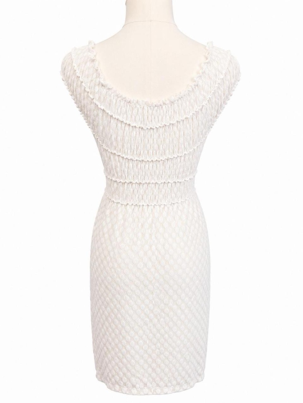 Max Studio White Lace Babydoll Dress XS Coquette - Picture 5 of 6